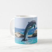 Dolphin White Coffee Tasse (Vorderseite Links)
