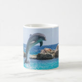 Dolphin White Coffee Tasse (Mittel)