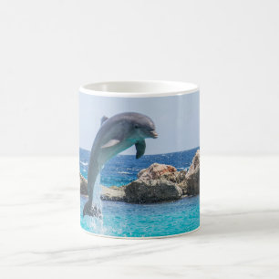 Dolphin White Coffee Tasse