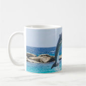 Dolphin White Coffee Tasse (Links)