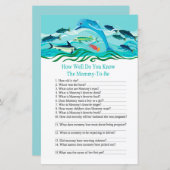 Dolphin Wie gut kennen Sie das Baby-Duschspiel? (Vorne/Hinten)