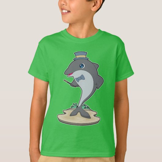 Dolphin Wizard Magstab T-Shirt (Vorderseite)