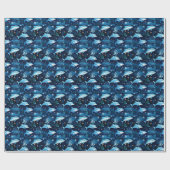 Dolphin Wrapping Paper Geschenkpapier (Flach)