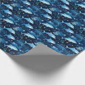 Dolphin Wrapping Paper Geschenkpapier (Ecke)