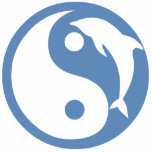 Dolphin Yin Yang Ornament Fotoskulptur Ornament<br><div class="desc">Yin und Yang sind zwei Gegensätze,  die in Balance und Harmonie zusammenarbeiten. Es ist symbolisch in der chinesischen und koreanischen Geschichte sowie Taekwondo. Dieses blaue friedliche Zen-Symbol zeichnet sich durch ein Delphinausdesign aus. Das Dolphin Yin Yang Ornament ist eine einzigartige Geschenkidee.</div>