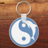 Dolphin Yin Yang Schlüsselanhänger (Vorderseite)