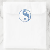 Dolphin Yin Yang Sticker (Tasche)