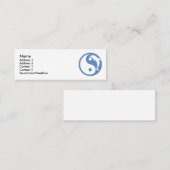 Dolphin Yin Yang Visitenkarte (Vorne/Hinten)