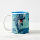 Dolphin Zweifarbige Tasse (Links)
