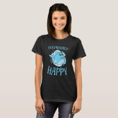 Dolphinately Happy Marine Animal Sea Diver T-Shirt (Vorne ganz)