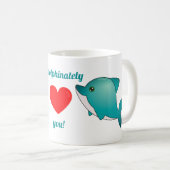 Dolphinately Liebe I Sie [kawaii Delphinpaare]! Kaffeetasse (VorderseiteRechts)