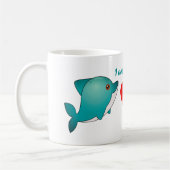 Dolphinately Liebe I Sie [kawaii Delphinpaare]! Kaffeetasse (Links)