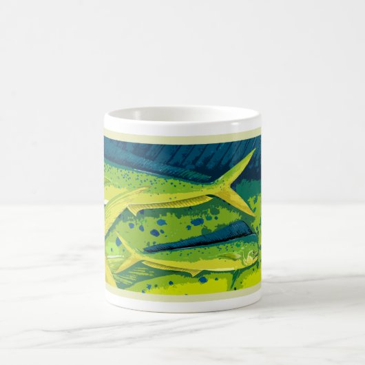 Dolphinfish-Tasse Kaffeetasse (Mittel)