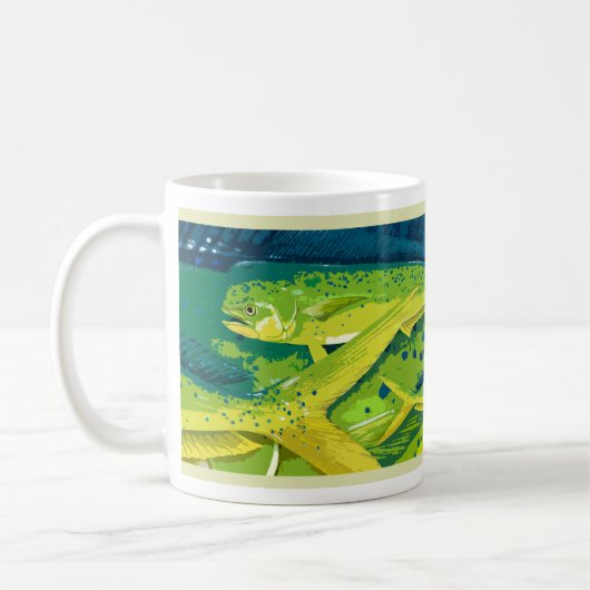 Dolphinfish-Tasse Kaffeetasse (Links)