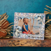 Dolphins and Seashells Kids Photo Frame Fotoplatte (Seite)