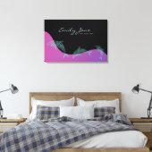 DOLPHINS Bat Mitzvah Sign in Board Leinwanddruck (Insitu (Schlafzimmer))