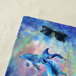 Dolphins Beach Handtuch