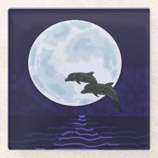 Dolphins Glasuntersetzer