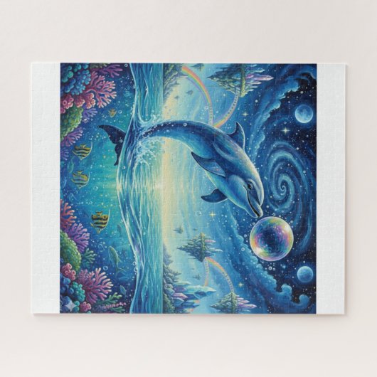 Dolphin's Leap into a Dream Puzzle (Horizontal)