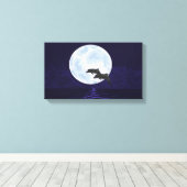 Dolphins Leinwanddruck (Insitu (Holzboden))