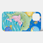 Dolphins Play Case-Mate iPhone Hülle (Rückseite (Horizontal))