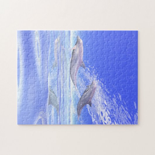 Dolphins Racing Puzzle (Horizontal)