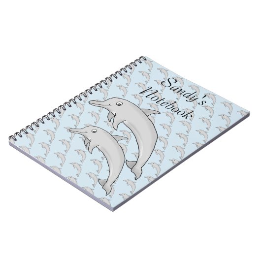 Dolphins SpiralNotebook Notizblock (Linke Seite)