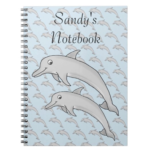 Dolphins SpiralNotebook Notizblock (Vorderseite)
