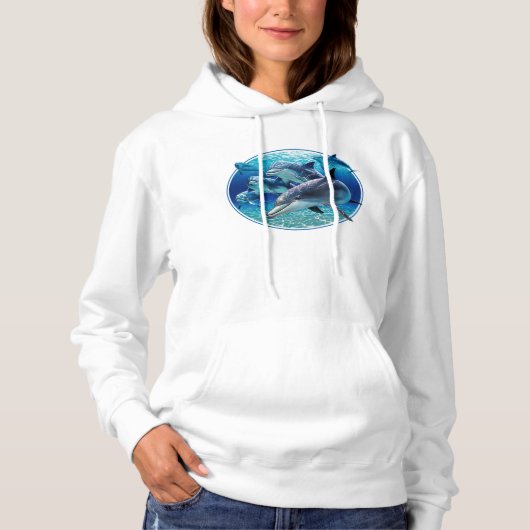 DOLPHINS VON EKLEKTIX HOODIE (Vorderseite)