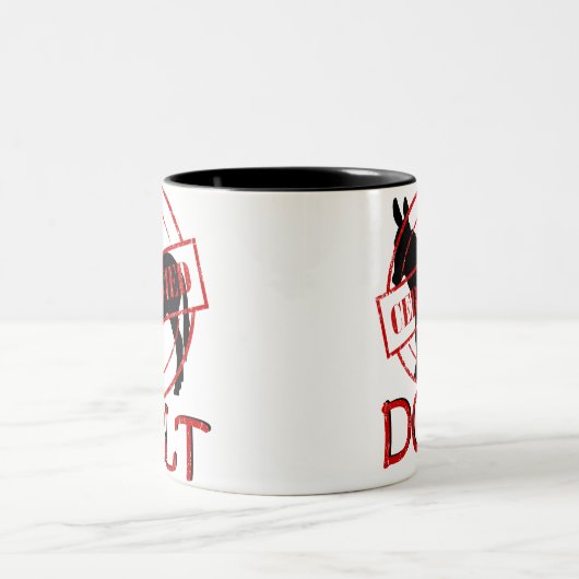 Dolt zugelassene Zwei-Ton Tasse (Mittel)