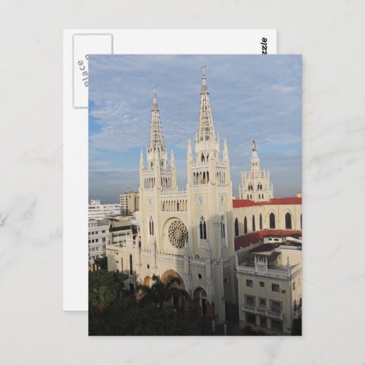 Dom am Morgen - Guayaquil - Ecuador Postkarte (Vorne/Hinten)