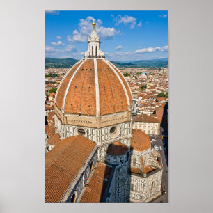 Dom Basilika Santa Maria del Fiore - Florenz Poster