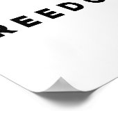 Dom Christian Cross Patriotic Poster (Ecke)