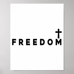 Dom Christliches Kreuz Patriotisch  Poster