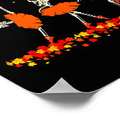 Dom Democracy Truth Skeleton Dancing Halloween  Poster (Ecke)