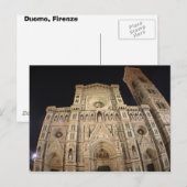 Dom, Firenze Postkarte (Vorne/Hinten)