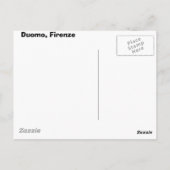 Dom, Firenze Postkarte (Rückseite)