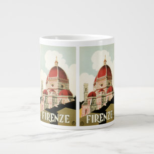Dom in Firenze Florenz Italien Vintage Reise Kunst Jumbo-Tasse