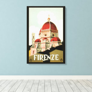 Dom in Florenz, Florenz, Italien, Vintage-Reise-Ku Leinwanddruck