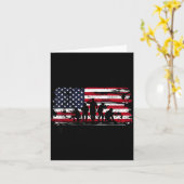 Dom Isn't Thank You Veterans Day Military Usa Flag Karte (Gelbe Blume)