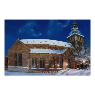 Dom Kathedrale am Kuppelplatz in Riga, Lettland Fotodruck