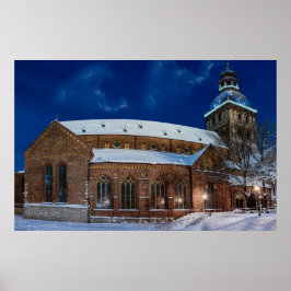 Dom Kathedrale am Kuppelplatz in Riga, Lettland Poster