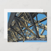 Dom Luis Bridge in Porto. Portugal Postkarte (Vorne/Hinten)