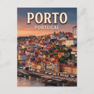 Dom-Luís-I-Brücke, Porto Portugal Postkarte