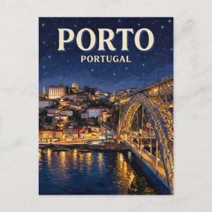 Dom-Luís-I-Brücke Porto Portugal Postkarte