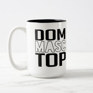 Dom Masc Top Zweifarbige Tasse