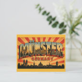 Dom Münster Deutschland Postkarte (Stehend Vorderseite)