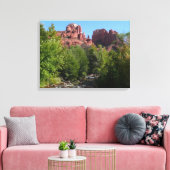 Dom Rock and Stream in Sedona Arizona Leinwanddruck (Insitu (Wohnzimmer))