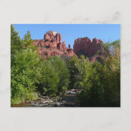 Dom Rock and Stream in Sedona Arizona Postkarte