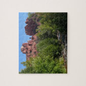 Dom Rock and Stream in Sedona Arizona Puzzle (Vertikal)